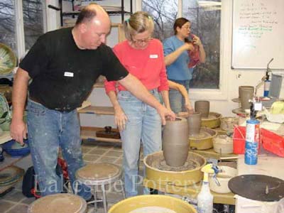 Advanced pottery classes, evening, day and weekend classes and events