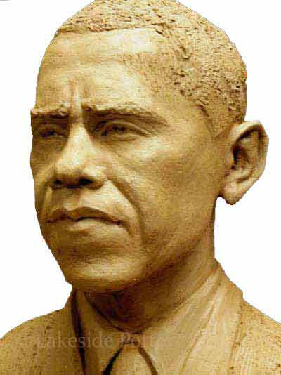 Barack Obama - clay