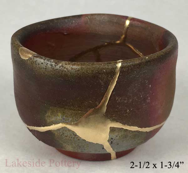 Japanese Bizen Kintsugi cup