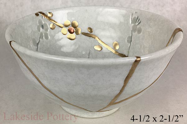 Kintsugi art for gift sale repaired using Makienaoshi style