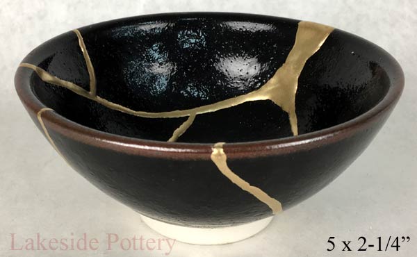 Japanese Tenmoku Kintsugi bowl