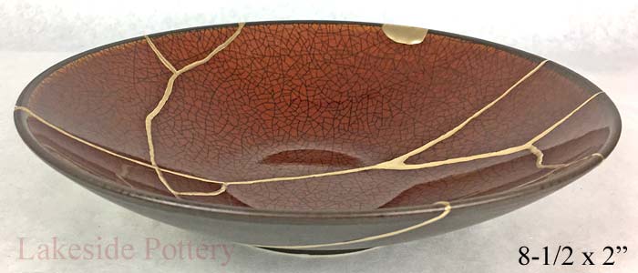 Crackle glaze bowl