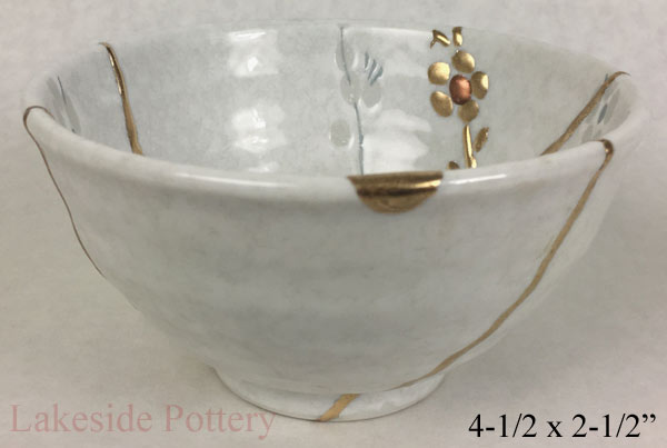Kintsugi art for gift sale repaired using Makienaoshi style