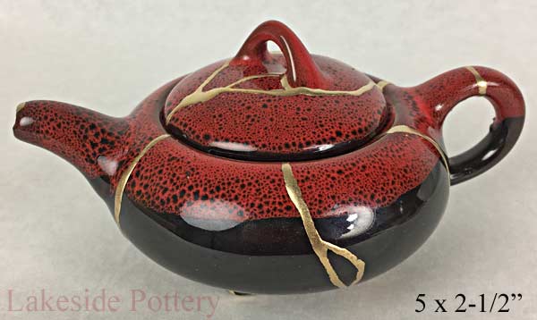 Japanese Kintsugi teapot