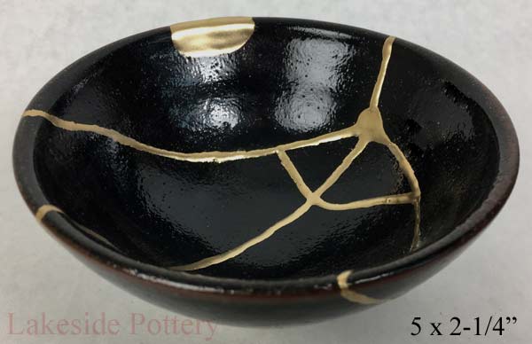 Japanese Tenmoku Kintsugi bowl