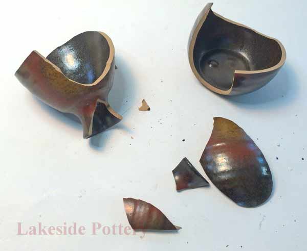 kintsugi - bizen pottery broken