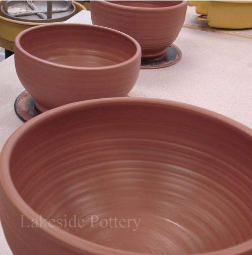 large terrocota bowls