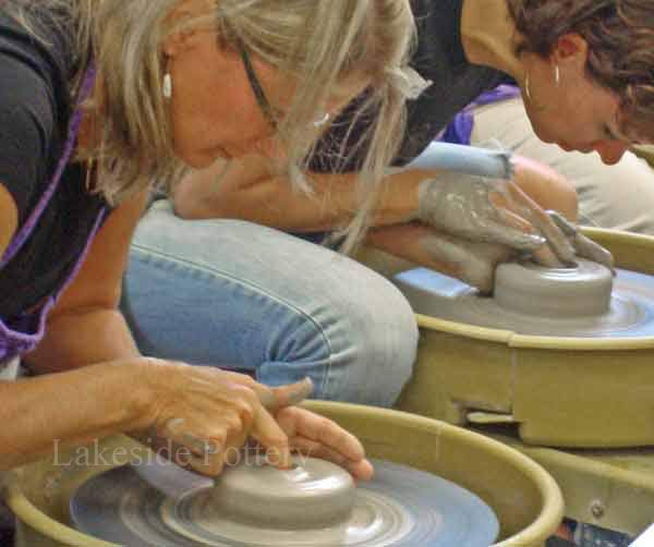 First session - pottery wheel class