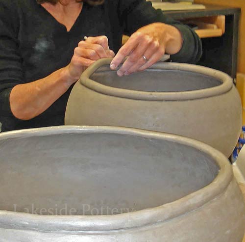large coiled pots - hand building class