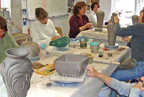 hand building clay ceramic class