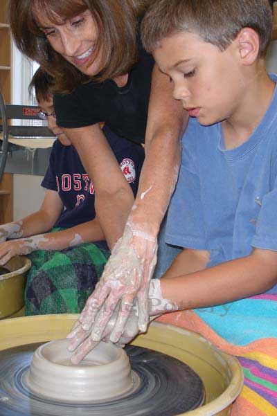 learn the pottery wheel children programs