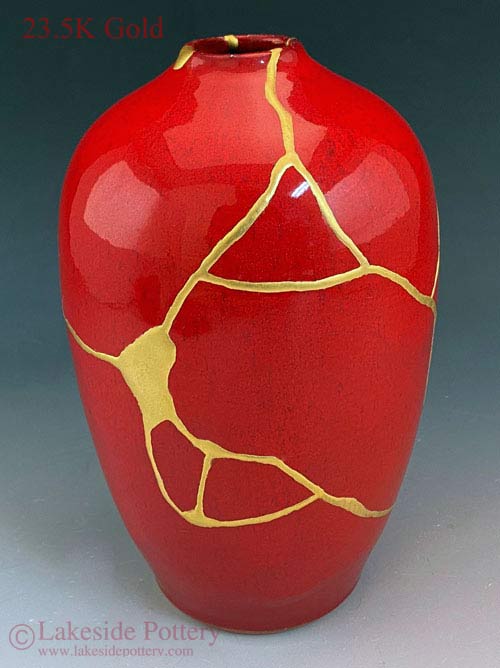 Kintsugi gold repair