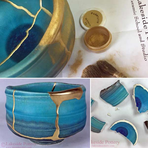 Kintsugi Art Examples  Japanese Method of Pottery Repaired With Gold