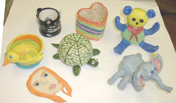 animal clay collection