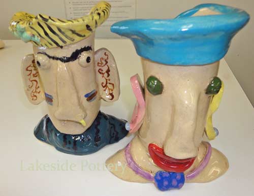 easter island ceramic heads summer camp project