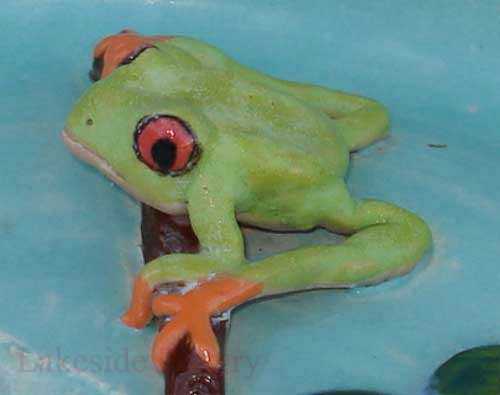 ceramic clay frog project