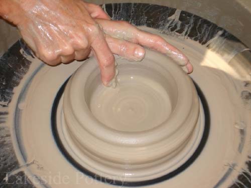 pottery wheel step by step