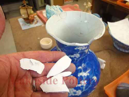 antique vase - new pieces made