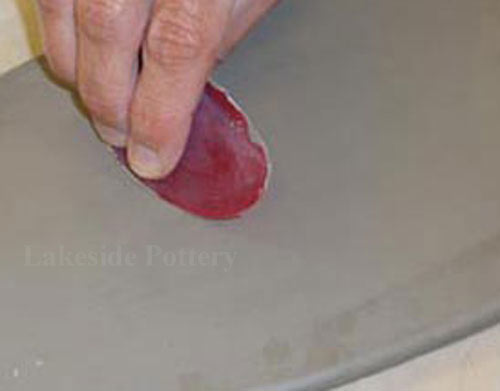 Smooth clay surface
