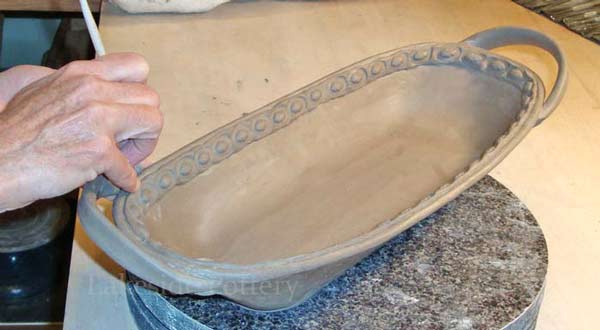 large ceramic tray project