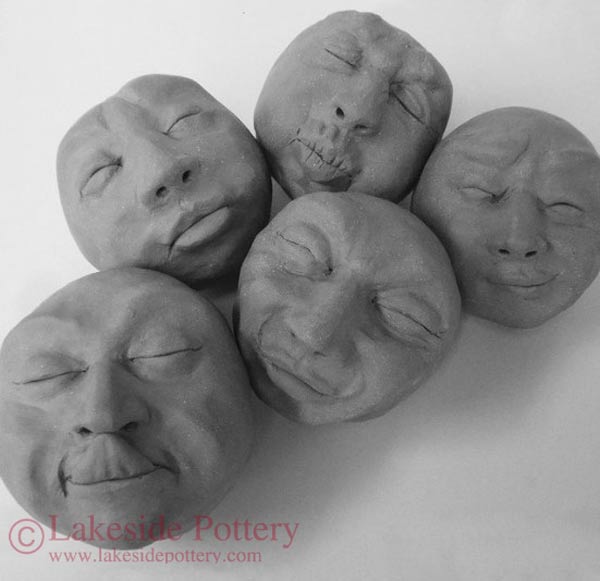 clay face sculpting easy project