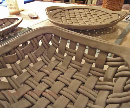 Ceramic baskets