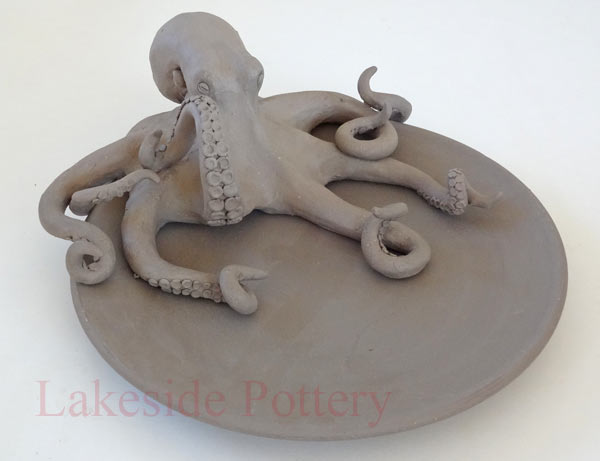 Octopus platter - sculpted