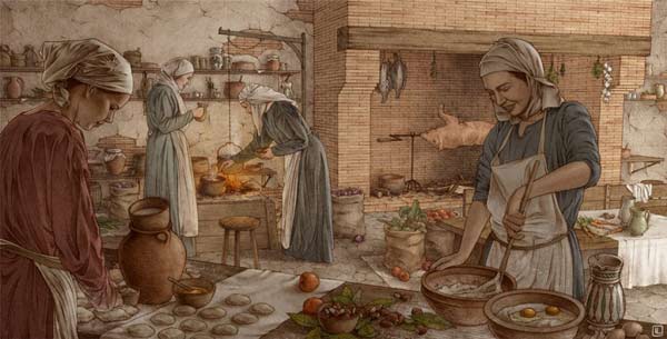 medieval times cooking pots