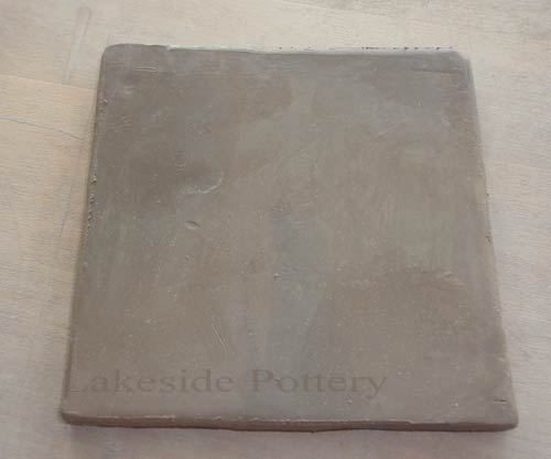 clay tile leather hard