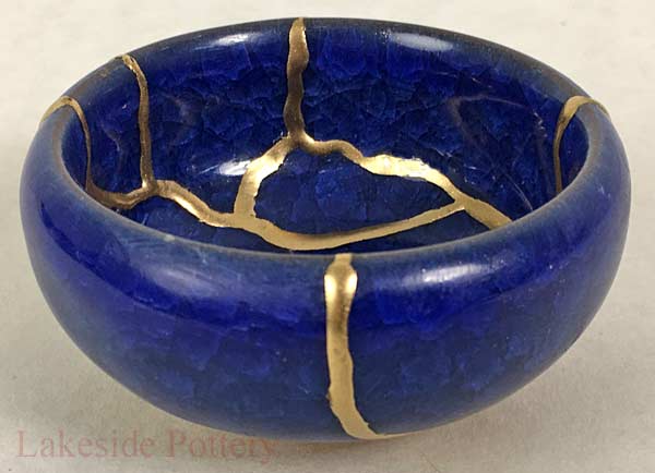 Small blue Japanese bowl