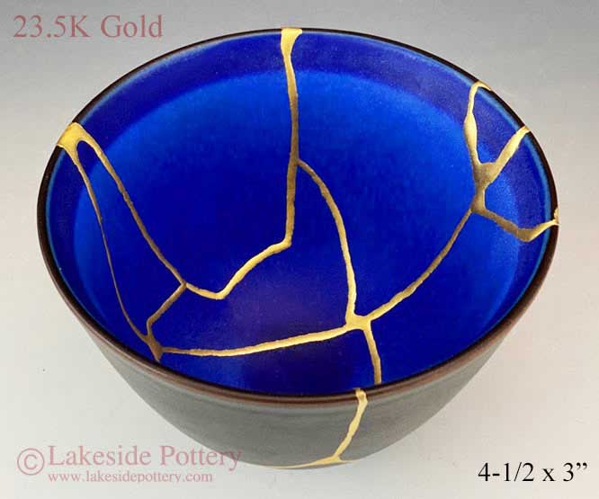 eapot and kintsugi bowl