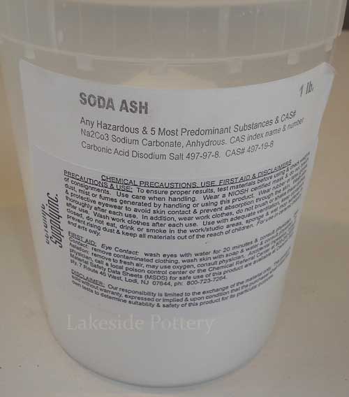 Soda ash powder form