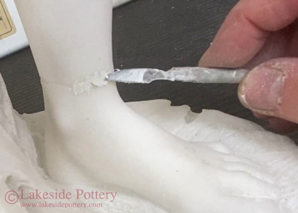 Marble statue repair