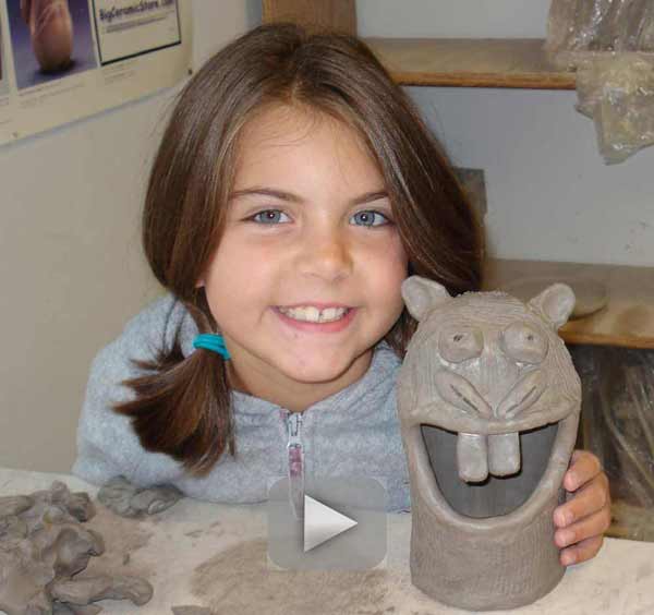 pottery and ceramic art birthday party