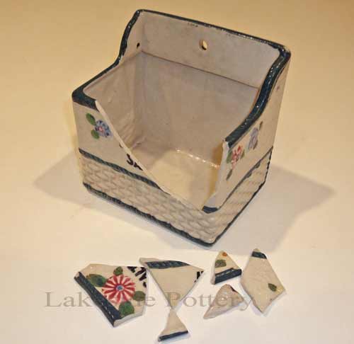 Broken antique box made in "accupied japan"
