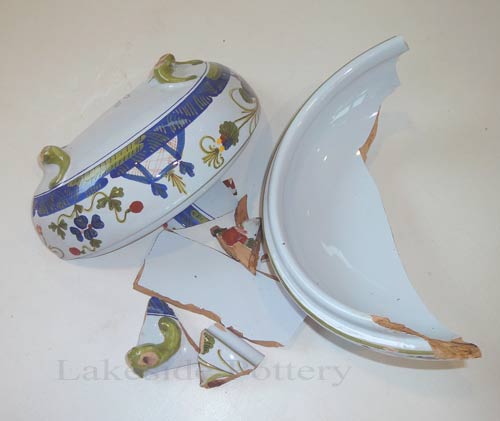 broken italian bowl