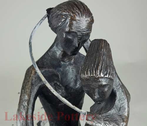 Broken / missing arm bronze / resin statue
