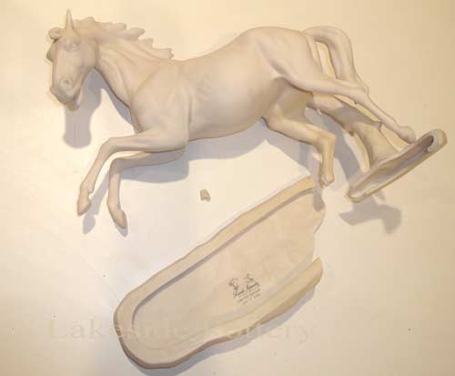 Broken Limited Edition Signed Laszlo Ispanky horse