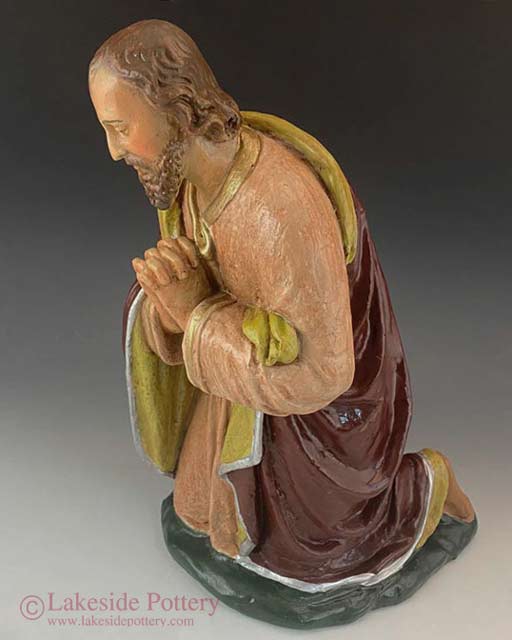 Christ nativity plaster statue