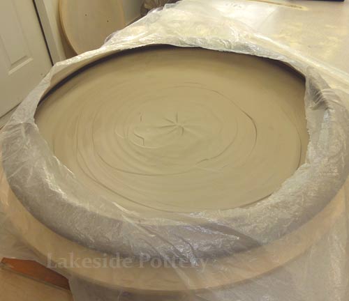 drying large thrown pot