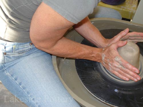 centering clay lesson