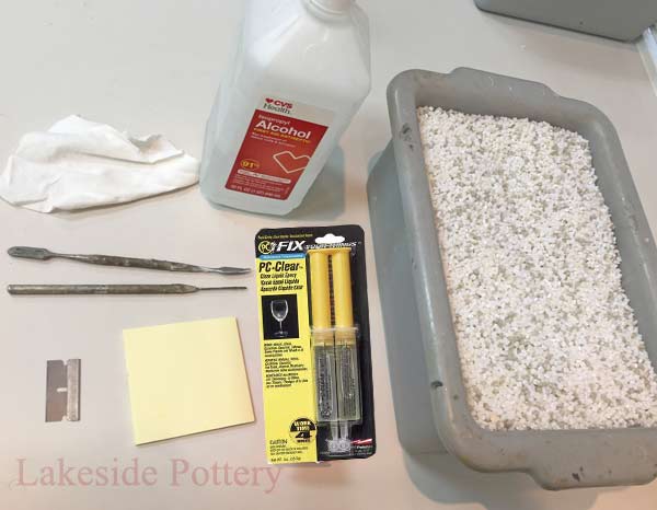 What is needed to fix and repair broken pottery and ceramic?