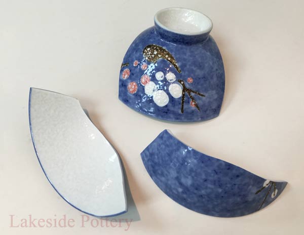 Broken pottery in need of repair