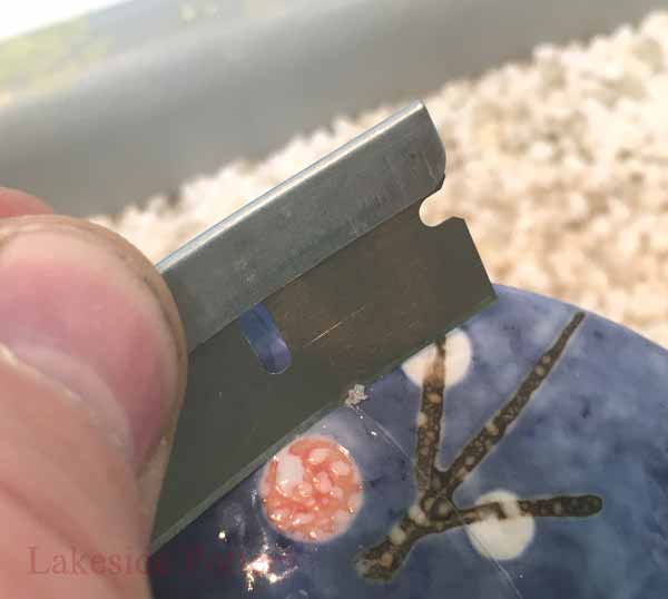 Remove excess glue