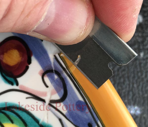 Remove excess glue